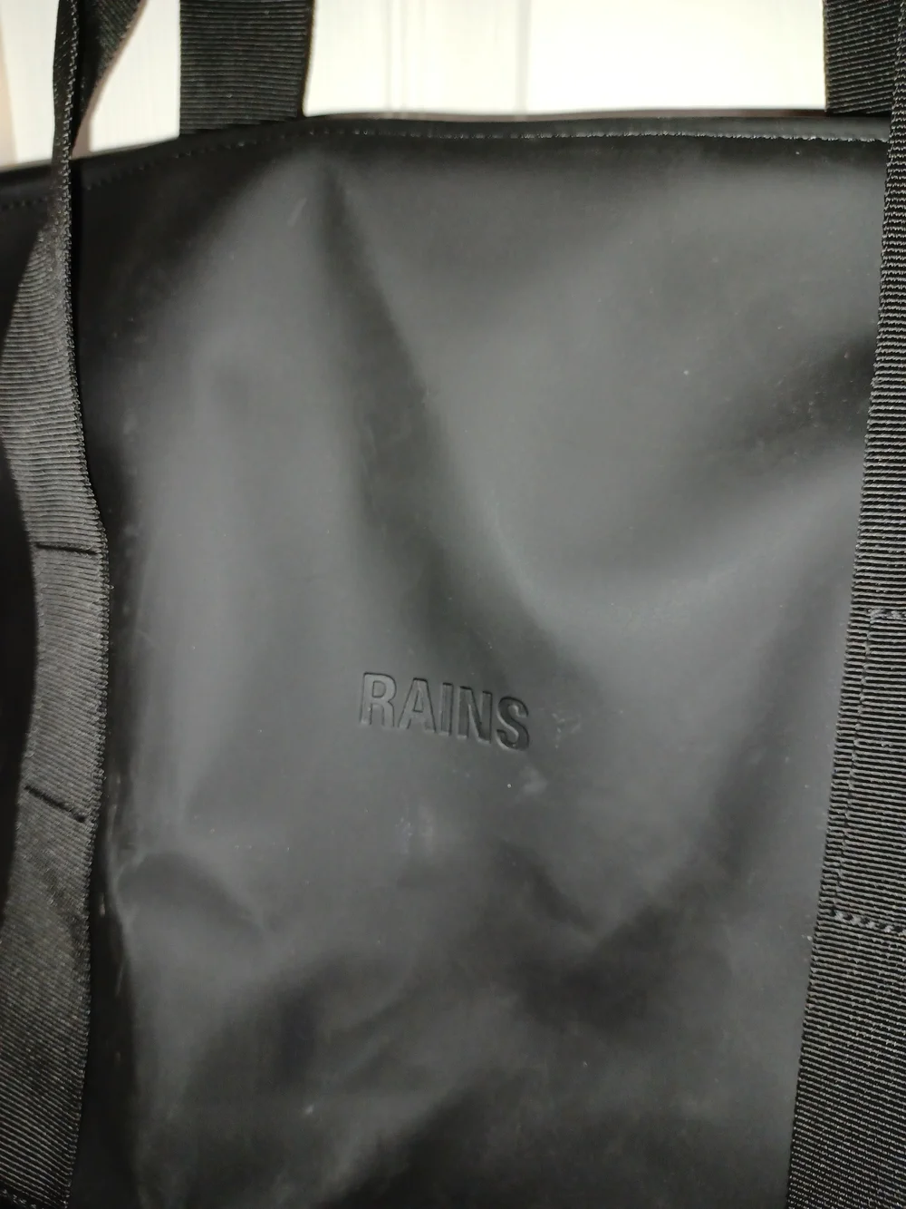 Nwt Rains Black Travel Duffel Bag - Waterproof Men's Weekender